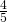 \frac{4}{5}