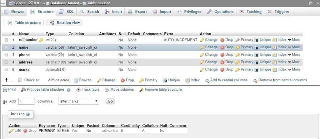 Crud operations in PHP using mysqli and PHPMyAdmin - Ebhor.com