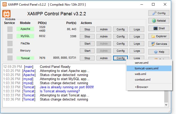 config apache tomcat config apache tomcat