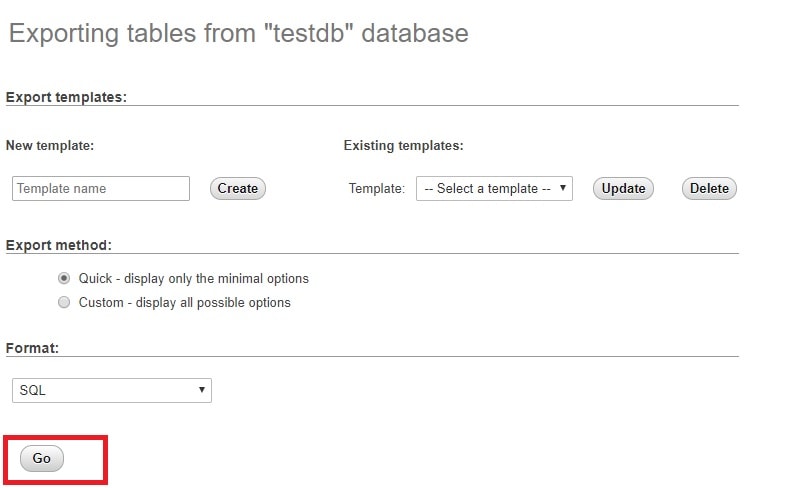 download exporting database from phpmyadmin download exporting database from phpmyadmin