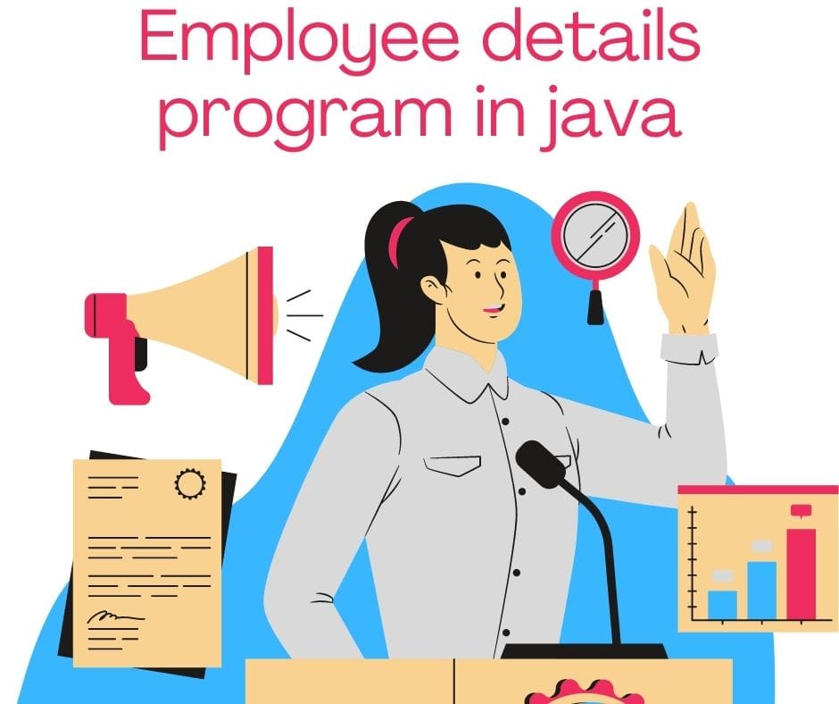 Employee details program in java