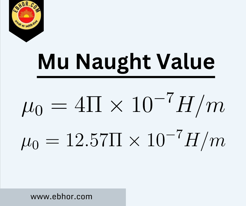 Mu Naught Value