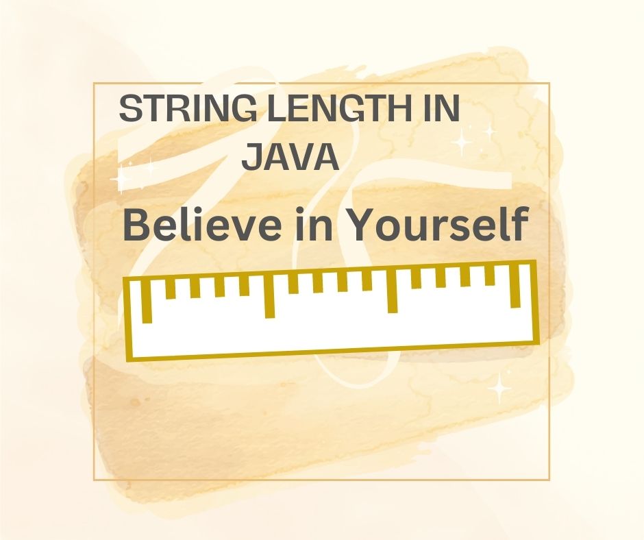 String length in java