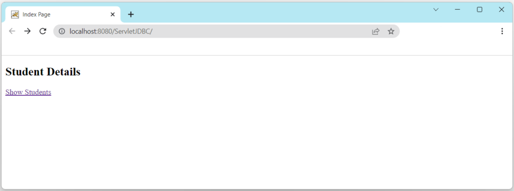 How To Get Data From Database To Servlet Jdbc